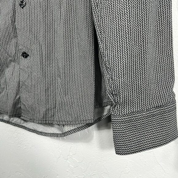 ๐ฅ๐ฅโ2 shirts - EXPRESS Slim 1MX Long Sleeve Button Down Dress Shirts Sz Lg - NW - Picture 4 of 11